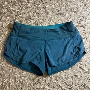 RARE Navy Blue Lululemon Speed Up Shorts 2.5 inches